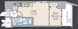 アルトヴィラ虎ノ門 502 間取り図