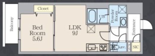 アルトヴィラ虎ノ門 603 間取り図