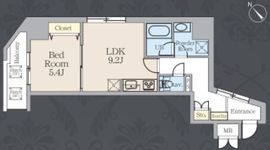 アルトヴィラ虎ノ門 806 間取り図