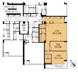 VORT六本木Dual's (ボルト六本木デュアルズ) 307 間取り図