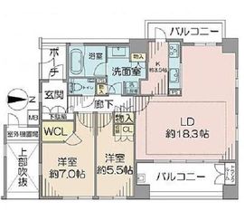 アデニウム吉祥寺 5階 間取り図