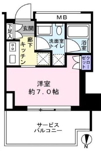 THE YOKOHAMA FRONT TOWER (ザ・ヨコハマフロントタワー) 21階 間取り図