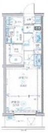 ブライズ二子新地 208 間取り図