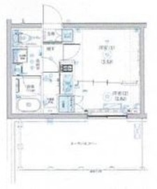 ブライズ二子新地 407 間取り図