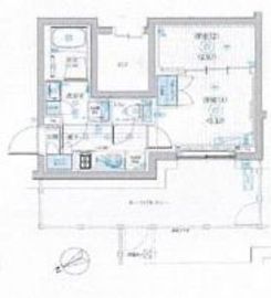 ブライズ二子新地 502 間取り図