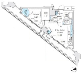 ザ・パークハウス戸越公園タワー 5階 間取り図