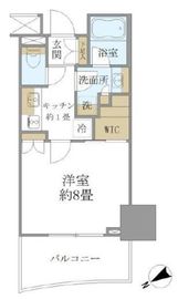 パークタワー東中野グランドエア 14階 間取り図