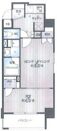 日神デュオステージ新宿外苑東通り 7階 間取り図