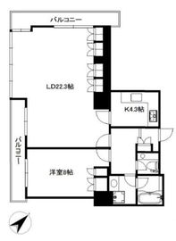 グランパークハイツ 2806 間取り図