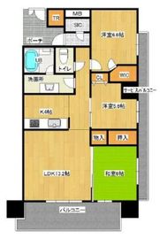 アトラスタワー向ヶ丘遊園 17階 間取り図