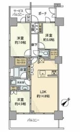 ウィルローズ蔵前リバースイート 3階 間取り図