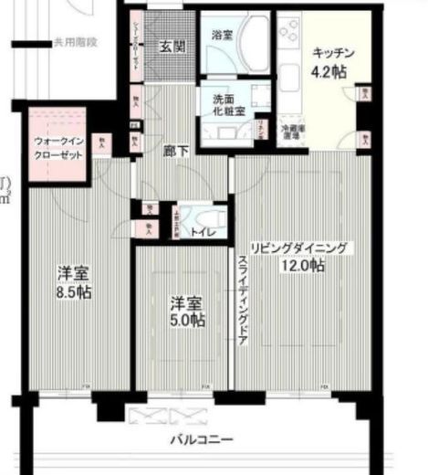 ルフォン吉祥寺 2階 間取り図