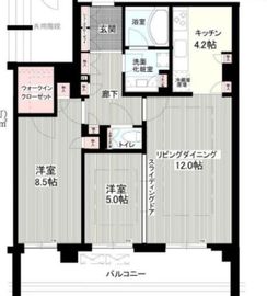 ルフォン吉祥寺 2階 間取り図