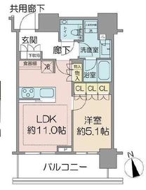 ブランズ渋谷桜丘 19階 間取り図