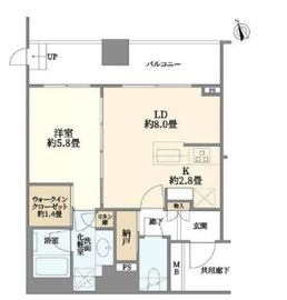 プレディア都筑ふれあいの丘 1階 間取り図