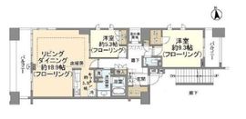 ドレッセあざみ野エスタフレンテ 8階 間取り図