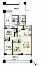 ドレッセ鷺沼オーセンティックテラス 4階 間取り図