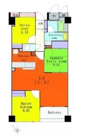 クレッセント新横浜 8階 間取り図