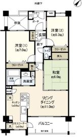 ロータリーパレスたまプラーザ 5階 間取り図