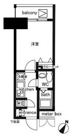 レジディア日本橋人形町2 505 間取り図