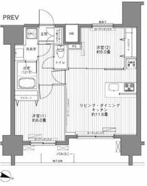 センテニアル王子神谷 8階 間取り図