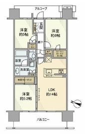 ザ・ガーデンズ東京王子 12階 間取り図