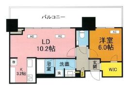 プラウドタワー小岩ファースト 7階 間取り図