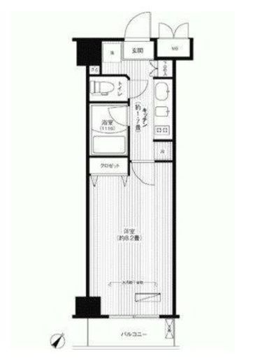 ステラメゾン荻窪 805 間取り図