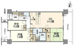 アクアテラ 7階 間取り図
