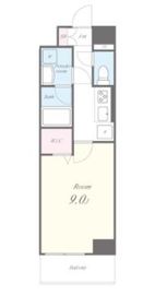 Maison de Grand Marais (メゾンドグランマレ) 204 間取り図