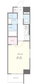 Maison de Grand Marais (メゾンドグランマレ) 206 間取り図