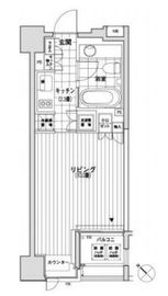 カスタリア銀座 803 間取り図