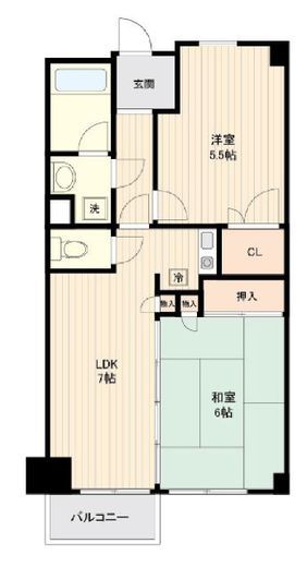 アーバンコートサカスⅢ 310 間取り図