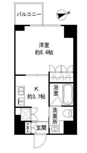 アーバンスタイル立川 213 間取り図