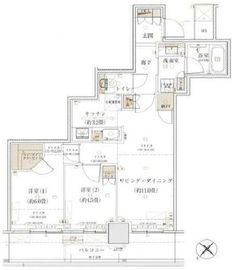 リヴァリエ 3階 間取り図