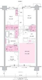 プラウド向ヶ丘遊園 2階 間取り図