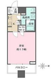 コンシェリア西新宿タワーズウエスト 5階 間取り図