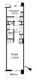 ブリリアイスト三軒茶屋アイビーテラス i306 間取り図
