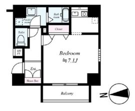 クレアシオン御茶ノ水 9階 間取り図