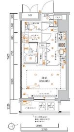 LUMEED池袋 4階 間取り図