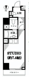 Feel A 渋谷 3階 間取り図