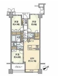 インプレスト早稲田壱番館 2階 間取り図