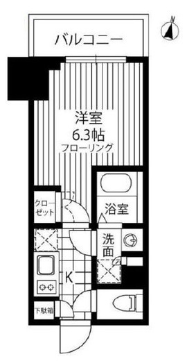 GRAND横濱山下町 11階 間取り図