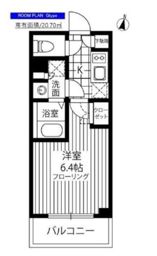 GRAND横濱山下町 11階 間取り図