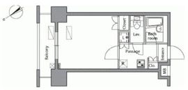 レジディア横濱関内 608 間取り図