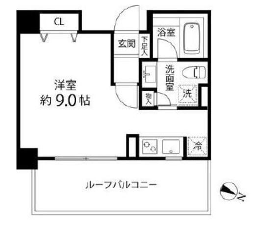 グレイスコート志村三丁目 601 間取り図