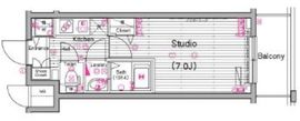 グランド・ガーラ横濱山下町 4階 間取り図