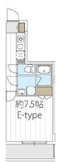 LEXE AZEST横濱関内 6階 間取り図