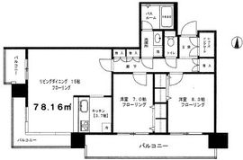 リガーレ日本橋人形町 8階 間取り図