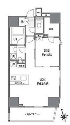 イトーピア目白カレン 11階 間取り図
